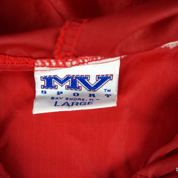 VTG 90s MV Sports Indiana Hoosiers 1/4 Zip Windbreaker Adult Large Logo Spellout - Picture 5 of 9